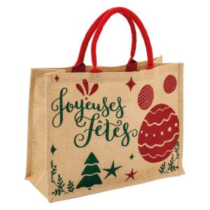 Sac cadeau en jute 