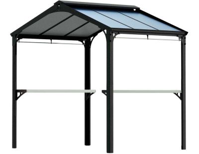 Abri barbecue en aluminium et polycarbonate Austin