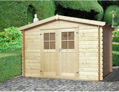 Abri de jardin en bois double pente Falun (3 x 2.5 m)