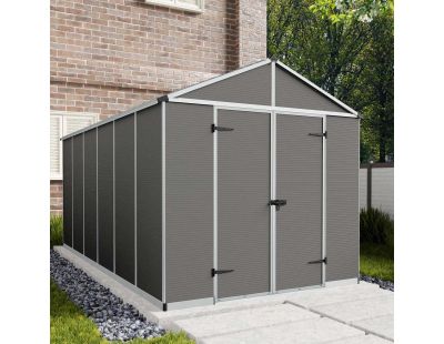 Abri de jardin en polycarbonate et aluminium Rubicon (10.7m²)