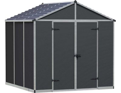 Abri de jardin en polycarbonate et aluminium Rubicon (5.4 m²)