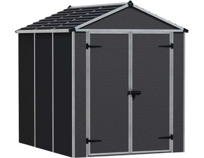 Abri de jardin en polycarbonate et aluminium Rubicon (4.2m²)