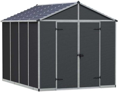 Abri de jardin en polycarbonate et aluminium Rubicon (7.2 m²)