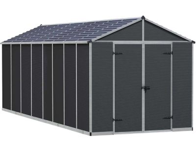 Abri de jardin en polycarbonate et aluminium Rubicon (14.2m²)