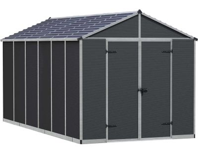 Abri de jardin en polycarbonate et aluminium Rubicon (10.7m²)