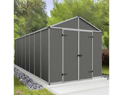 Abri de jardin en polycarbonate et aluminium Rubicon (14.2m²)