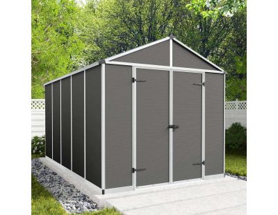 Abri de jardin en polycarbonate et aluminium Rubicon (7.9m²)