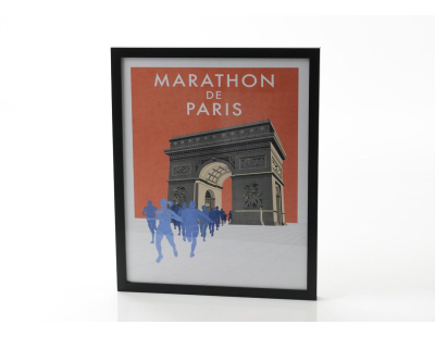 Affiche marathon de Paris 40x50 cm