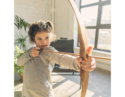 Arc avec flèches en bois pour enfants