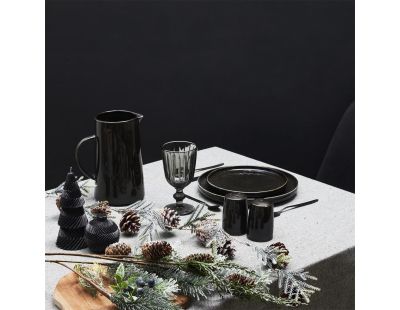 Assiette en grès noir Tokyo (Lot de 6) (Assiette plate - 20,5 cm)