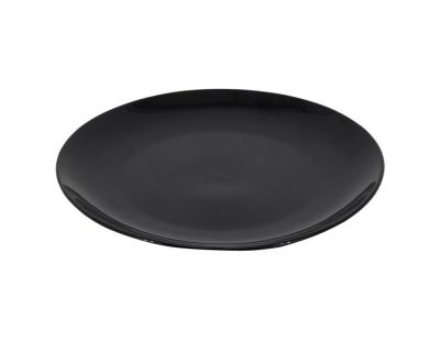 Assiettes en porcelaine noire (lot de 6)