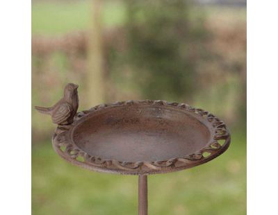 Bain ou mangeoire sur pied pour oiseaux