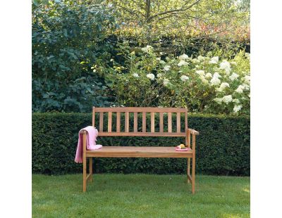 Banc de jardin en acacia massif Sunna