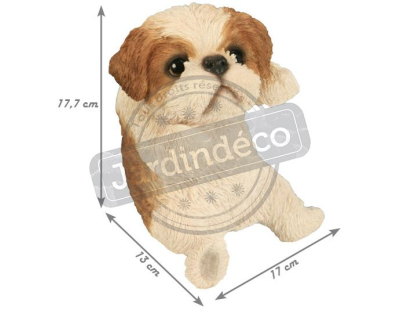 Bébé shih tzu jouant 18 cm