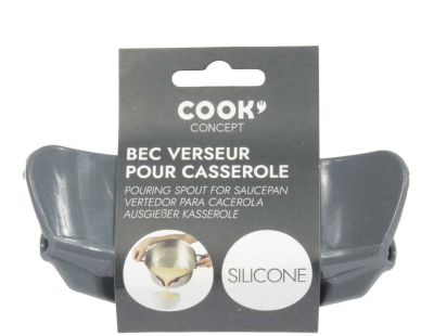 Bec verseur pour casserole en silicone