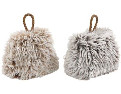 Bloc-porte en tissu Fluffy 15 cm (Lot de 2)