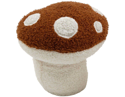 Bloc-porte en tissu Mushroom 22 cm (Marron)