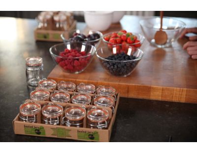 Bocaux en verre Home made Jam (Lot de 12)