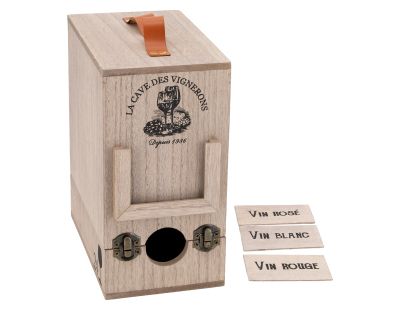 Boite à cubi 3 litres en bois