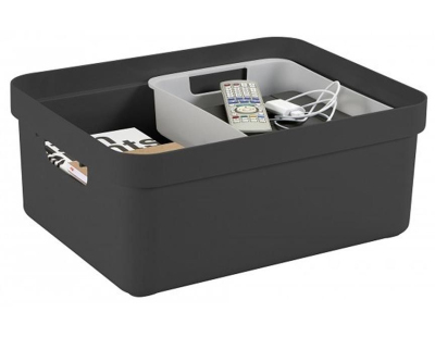 Boite de rangement Sigma home Box 24L (Gris)