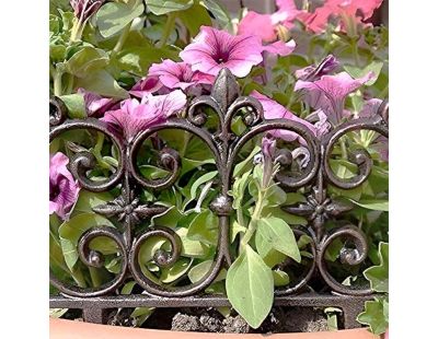 Bordure de jardin en fonte Valentine (Lot de 24)