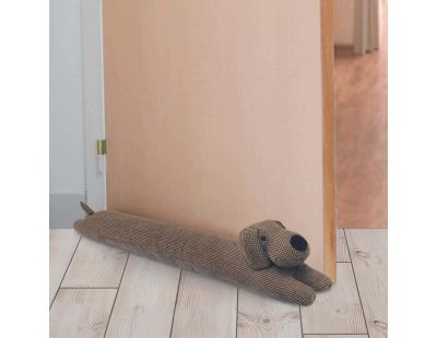 Boudin de porte Chien 85 cm (Noir)