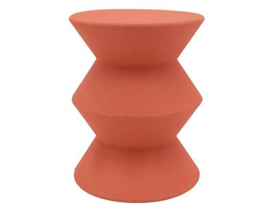 Bout de canapé en métal ZigZag (Terracotta)