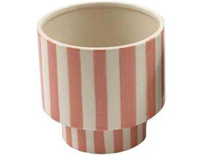 Cache-pot en dolomite Cabana 13 cm (Rose)