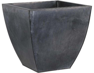 Cache pot en zinc noir (Lot de 3)