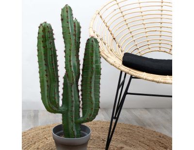 Cactus artificiel 4 branches en pot 70 cm