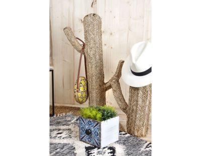 Cactus en jonc naturel (Hauteur 70cm)