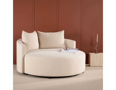 Canapé rond ⌀150 cm en polyester Kelso