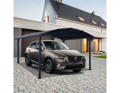 Carport en aluminium et polycarbonate Arcadia (4.35 x 3.59 m)