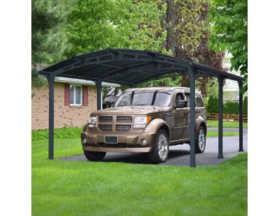 Carport en aluminium et polycarbonate Arcadia (5.07 x 3.59 m)