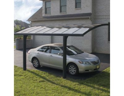 Carport en aluminium et polycarbonate Arizona Breeze (4.95 x 2.89 m)