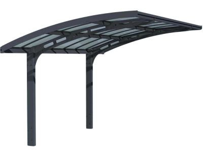 Carport en aluminium et polycarbonate Arizona Breeze (4.95 x 2.89 m)