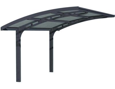 Carport en aluminium et polycarbonate Arizona Wave (4.95 x 2.89 m)