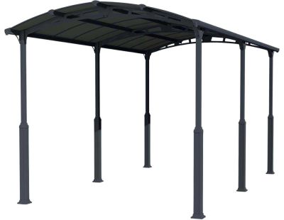 Carport spécial camping-car en aluminium et polycarbonate Alpine (6.49 x 3.52 m)