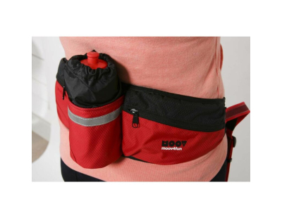 Ceinture canicross jogging Moov (Rouge)