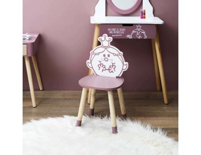 Chaise en bois pour enfant Monsieur madame (Madame princesse)