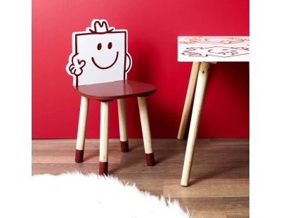 Chaise en bois pour enfant Monsieur madame (Monsieur costaud)