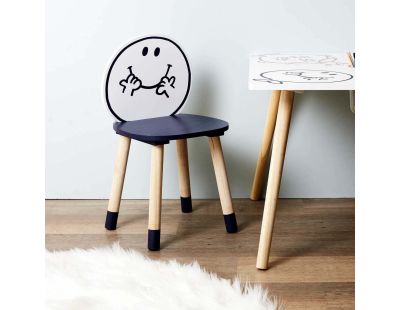 Chaise en bois pour enfant Monsieur madame (Monsieur heureux)