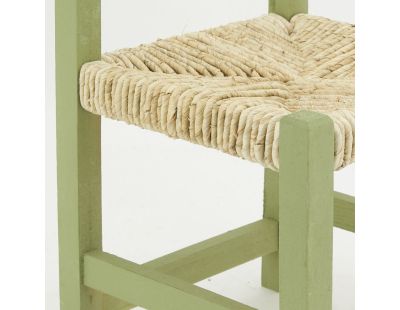 Chaise enfant en bois (Vert)