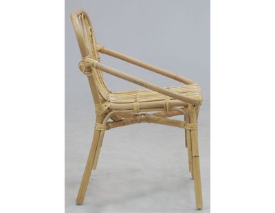 Chaise en rotin Backa (Naturel)