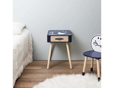 Chevet scandinave pour enfants Monsieur heureux