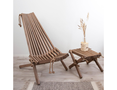 Chilienne en bois EcoChair (Aulne gris)