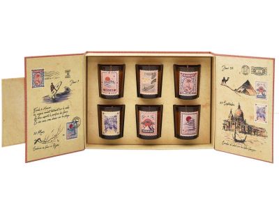 Coffret 6 bougies Senteurs du monde