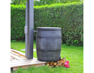 Récupérateur d'eau de pluie en polyéthylène avec support Barrel (240 litres)