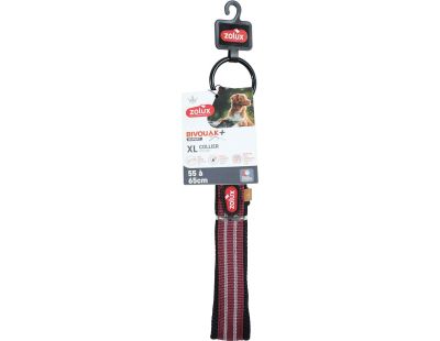 Collier souple en tissu Bivouak 55 à 65 cm 25 mm (Rouge)