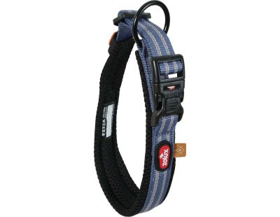 Collier souple en tissu Bivouak 35 à 45 cm 20 mm (Bleu)